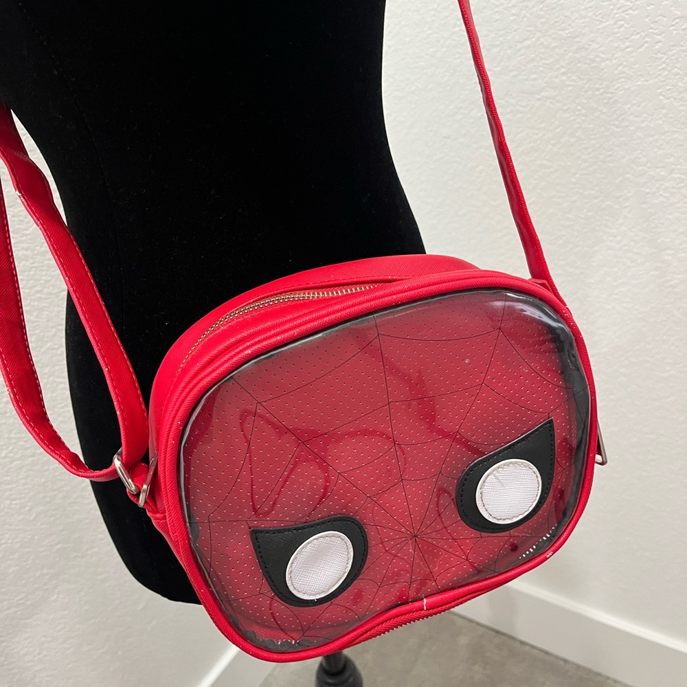 Spider-Man Funko Pop Loungefly Crossbody Pin Bag